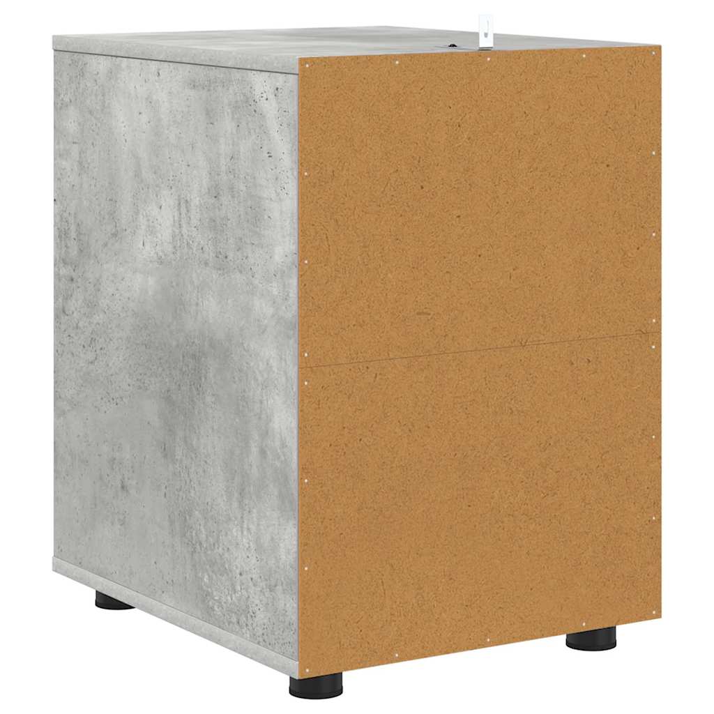 Aufbewahrungsschrank Beton Grau 40 x 48 x 57 cm Holzwerkstoff