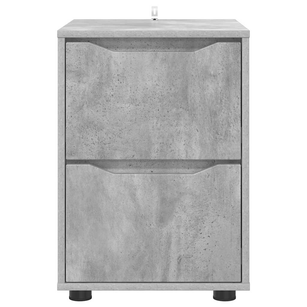 Aufbewahrungsschrank Beton Grau 40 x 48 x 57 cm Holzwerkstoff