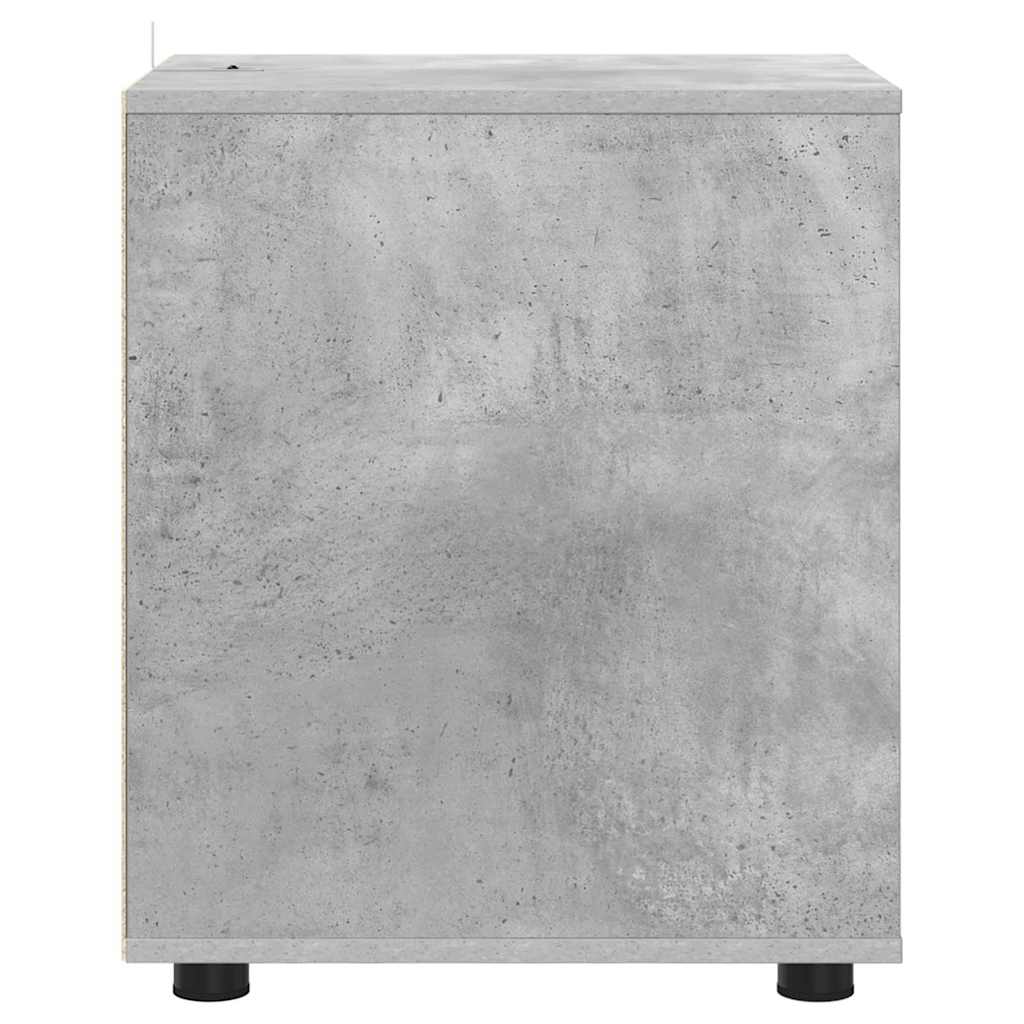 Aufbewahrungsschrank Beton Grau 40 x 48 x 57 cm Holzwerkstoff
