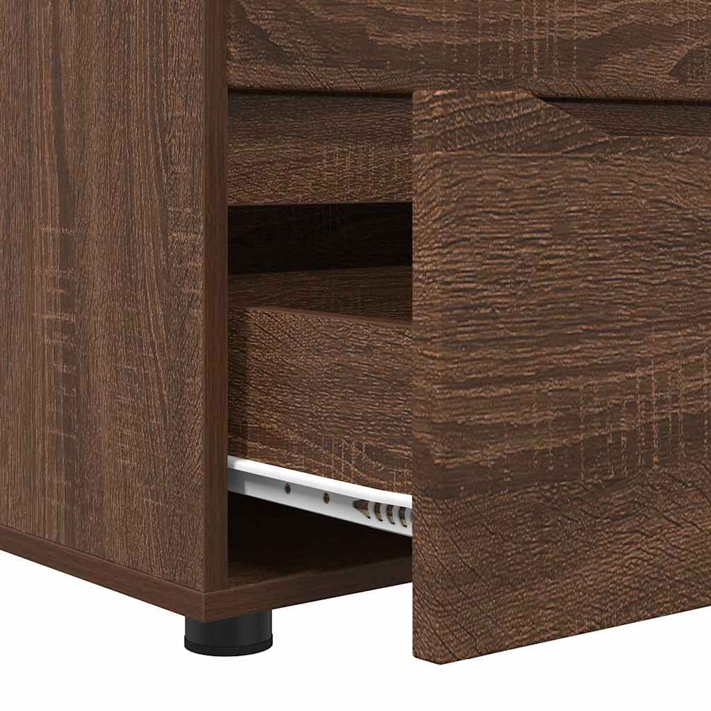 Aufbewahrungsschrank Braun Eichen-Optik 40 x 48 x 57 cm