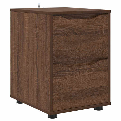 Aufbewahrungsschrank Braun Eichen-Optik 40 x 48 x 57 cm