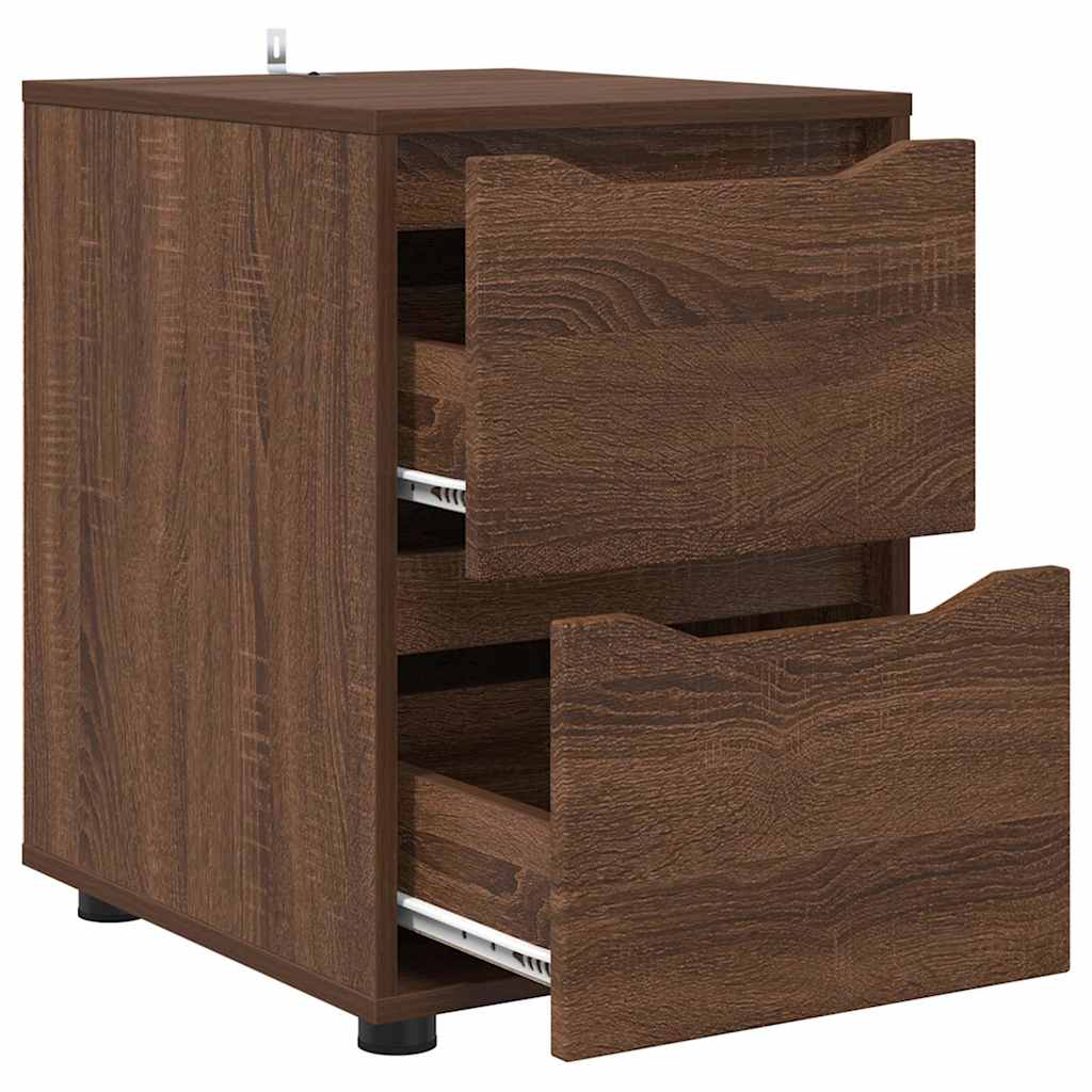 Aufbewahrungsschrank Braun Eichen-Optik 40 x 48 x 57 cm
