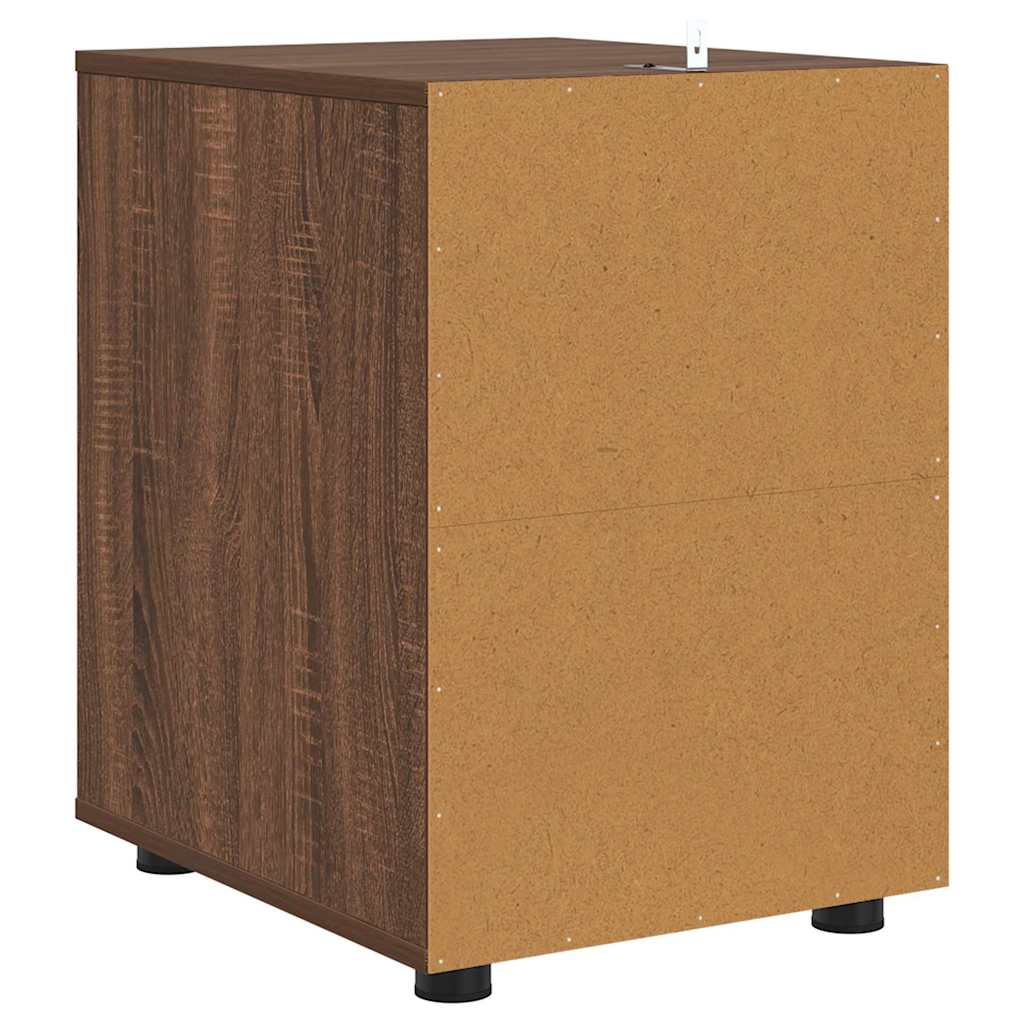 Aufbewahrungsschrank Braun Eichen-Optik 40 x 48 x 57 cm