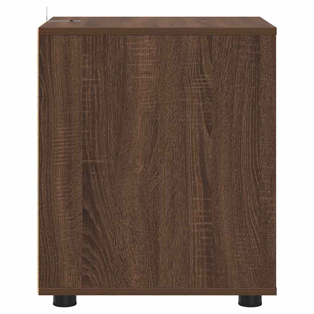 Aufbewahrungsschrank Braun Eichen-Optik 40 x 48 x 57 cm