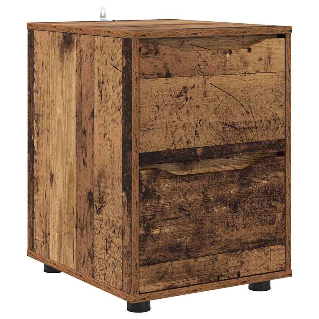 Aufbewahrungsschrank Altholz 40 x 48 x 57 cm Holzwerkstoff