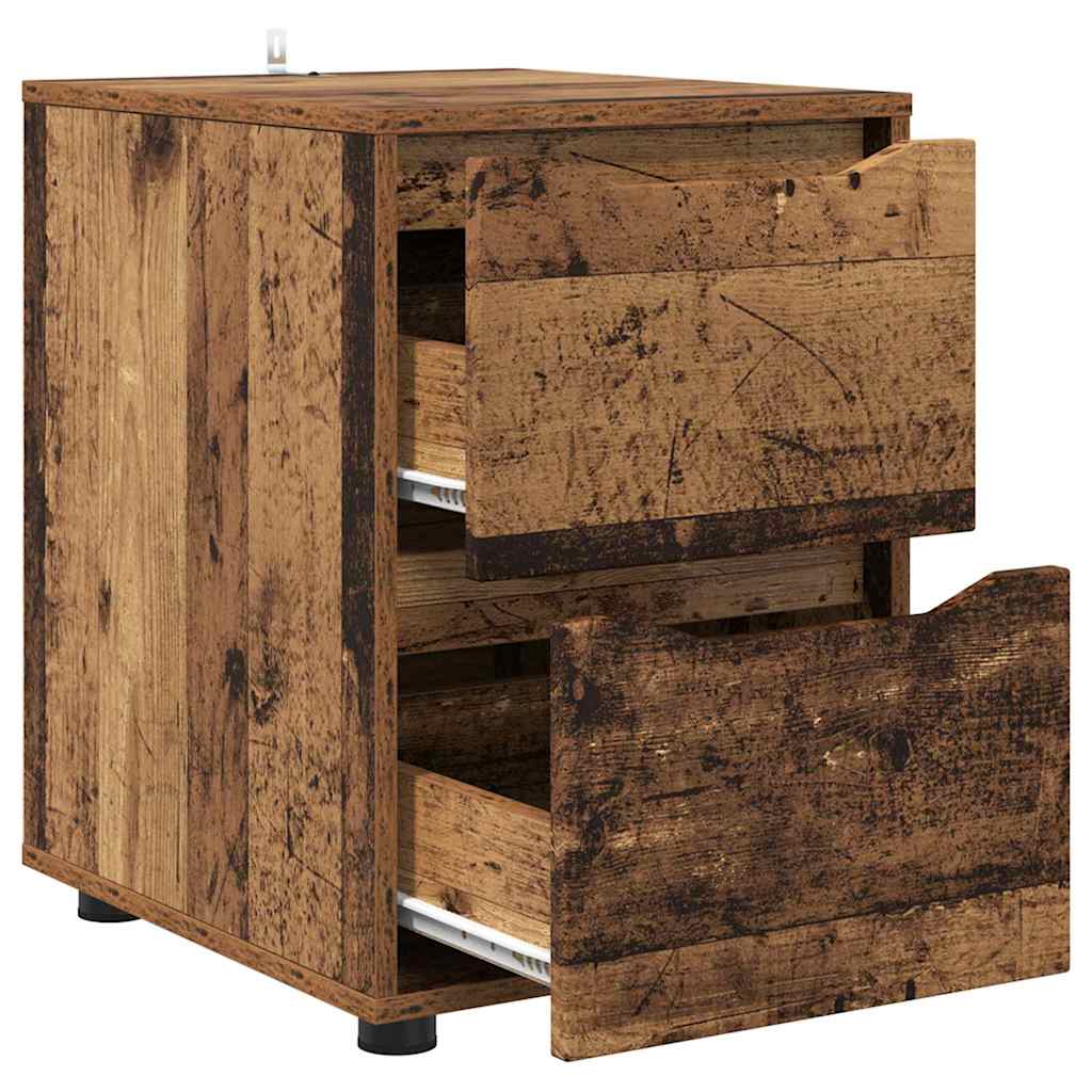 Aufbewahrungsschrank Altholz 40 x 48 x 57 cm Holzwerkstoff