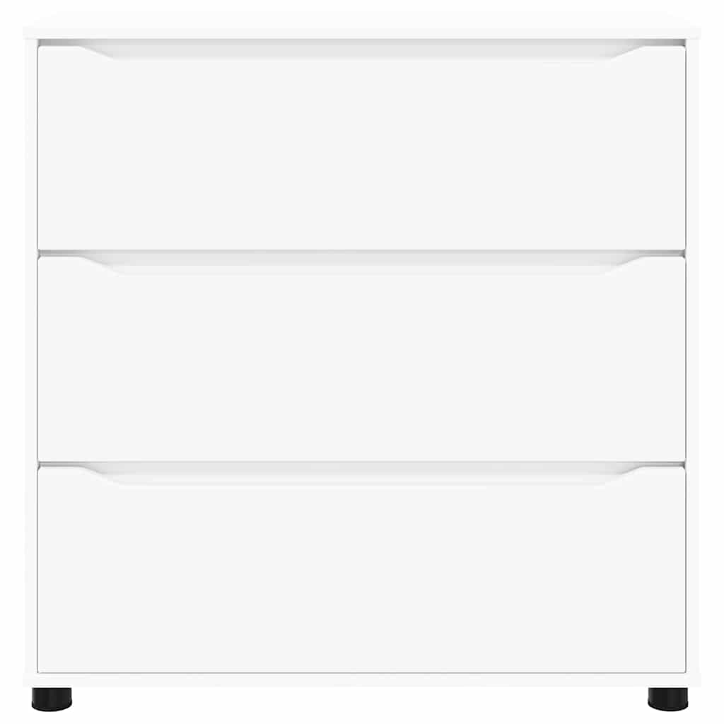Aufbewahrungsschrank Weiß 80 x 31 x 81 cm Holzwerkstoff