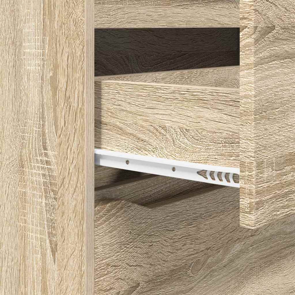 Aufbewahrungsschrank Sonoma-Eiche 80 x 31 x 81 cm Holzwerkstoff