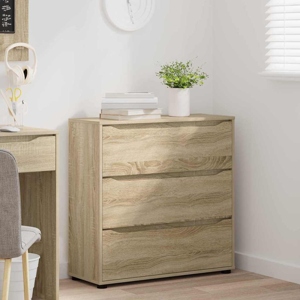 Aufbewahrungsschrank Sonoma-Eiche 80 x 31 x 81 cm Holzwerkstoff
