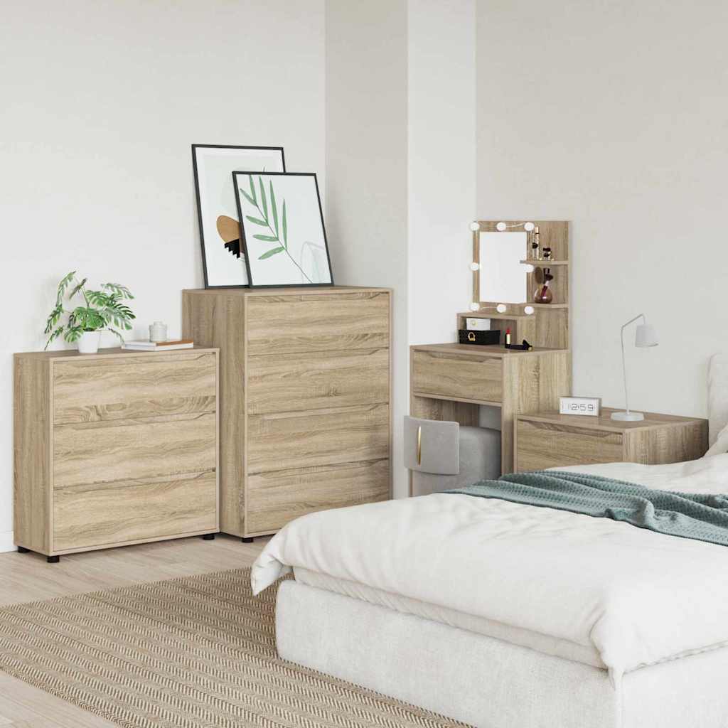 Aufbewahrungsschrank Sonoma-Eiche 80 x 31 x 81 cm Holzwerkstoff