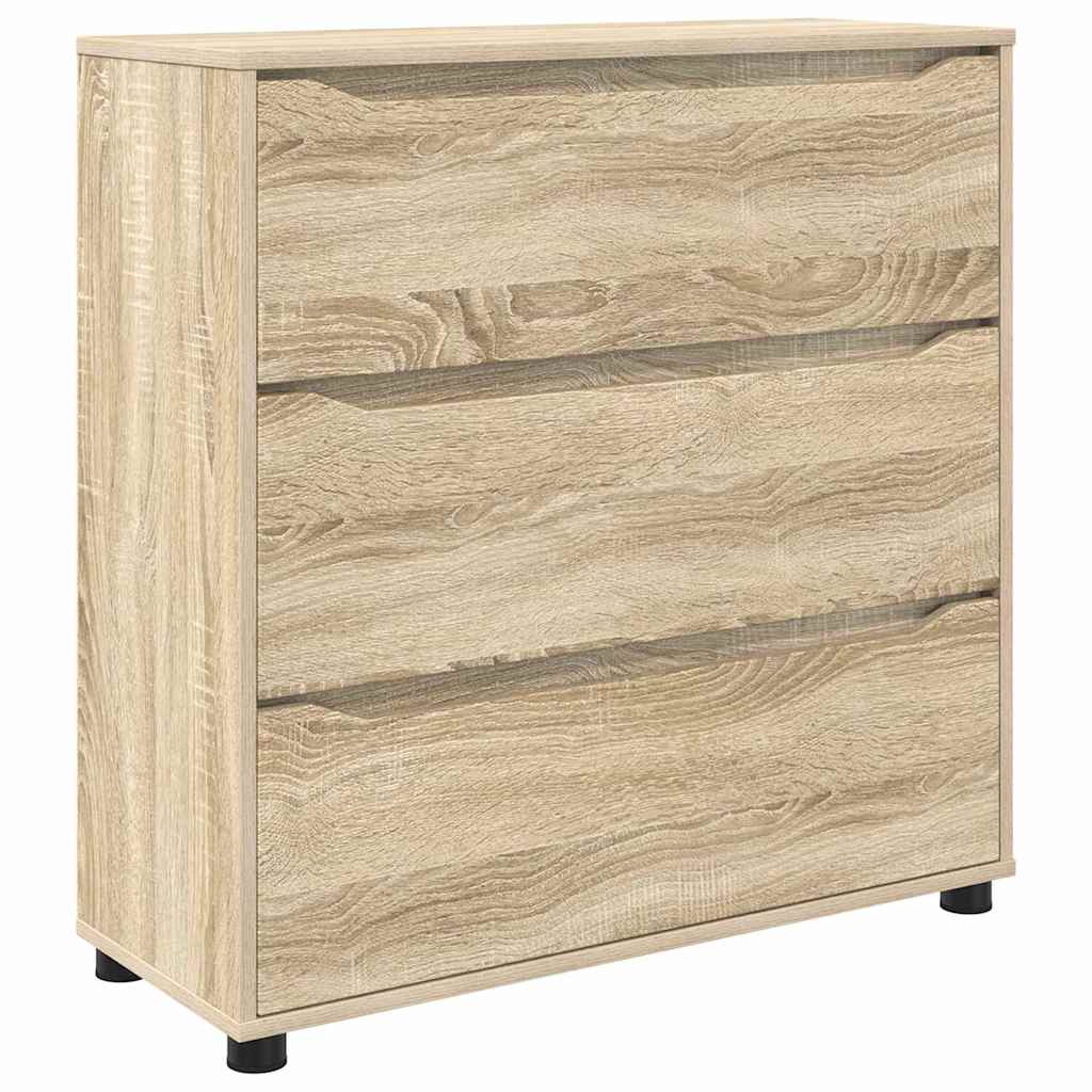 Aufbewahrungsschrank Sonoma-Eiche 80 x 31 x 81 cm Holzwerkstoff