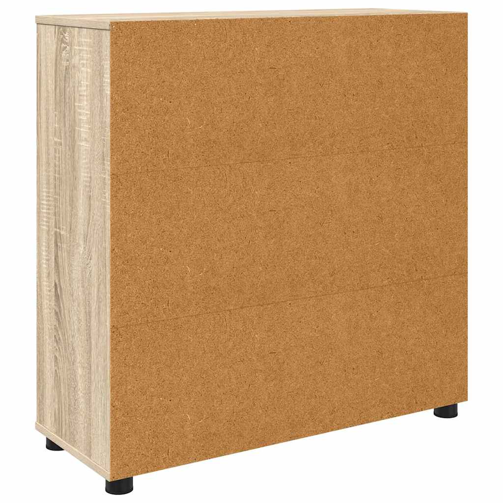 Aufbewahrungsschrank Sonoma-Eiche 80 x 31 x 81 cm Holzwerkstoff