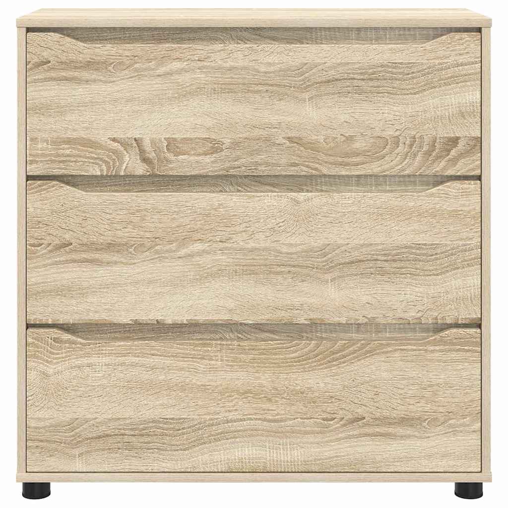 Aufbewahrungsschrank Sonoma-Eiche 80 x 31 x 81 cm Holzwerkstoff