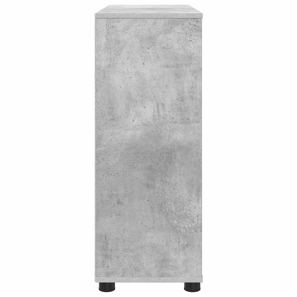 Aufbewahrungsschrank Beton Grau 80 x 31 x 81 cm Holzwerkstoff