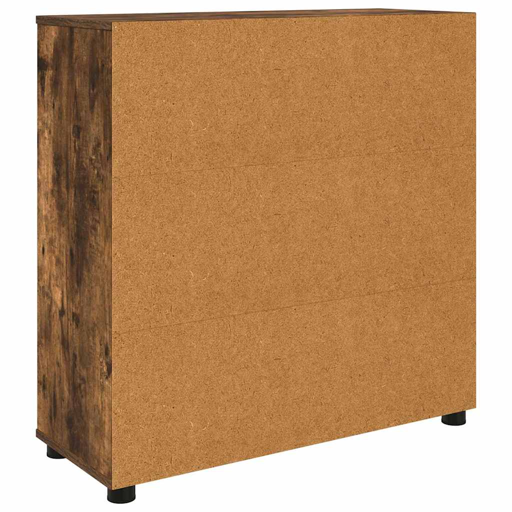 Aufbewahrungsschrank Geräucherte Eiche 80 x 31 x 81 cm