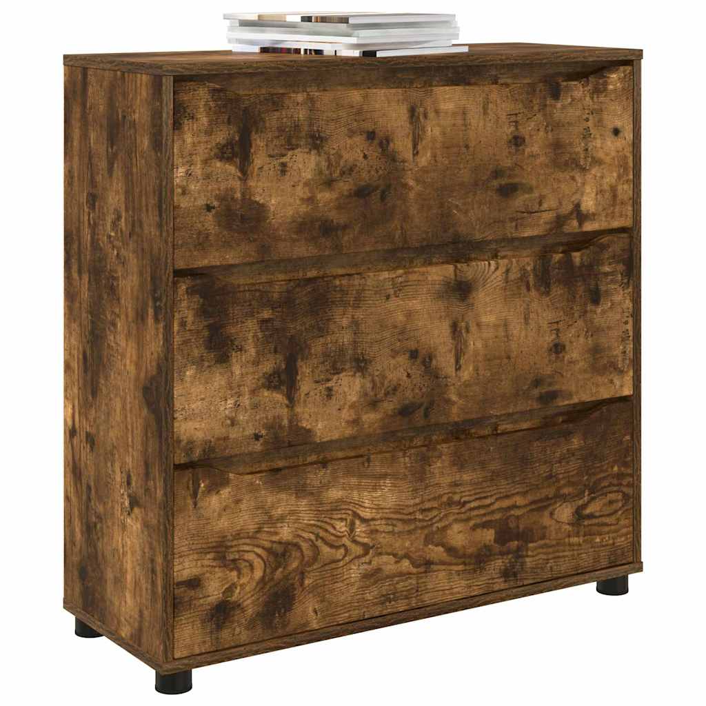 Aufbewahrungsschrank Geräucherte Eiche 80 x 31 x 81 cm