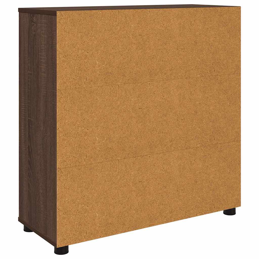 Aufbewahrungsschrank Braun Eichen-Optik 80 x 31 x 81 cm