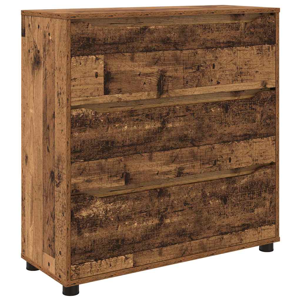 Aufbewahrungsschrank Altholz 80 x 31 x 81 cm Holzwerkstoff