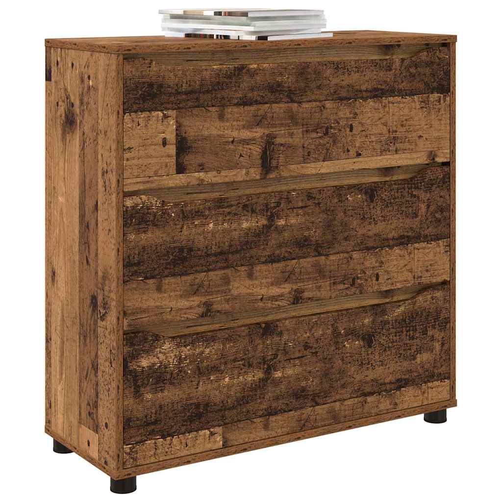 Aufbewahrungsschrank Altholz 80 x 31 x 81 cm Holzwerkstoff
