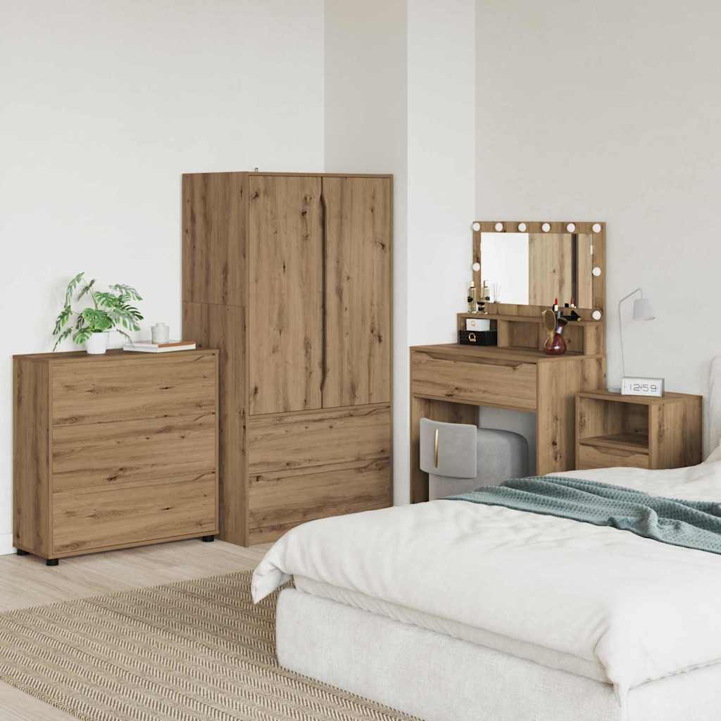 Aufbewahrungsschrank Artisan-Eiche 80 x 31 x 81 cm