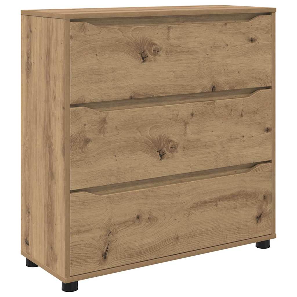 Aufbewahrungsschrank Artisan-Eiche 80 x 31 x 81 cm