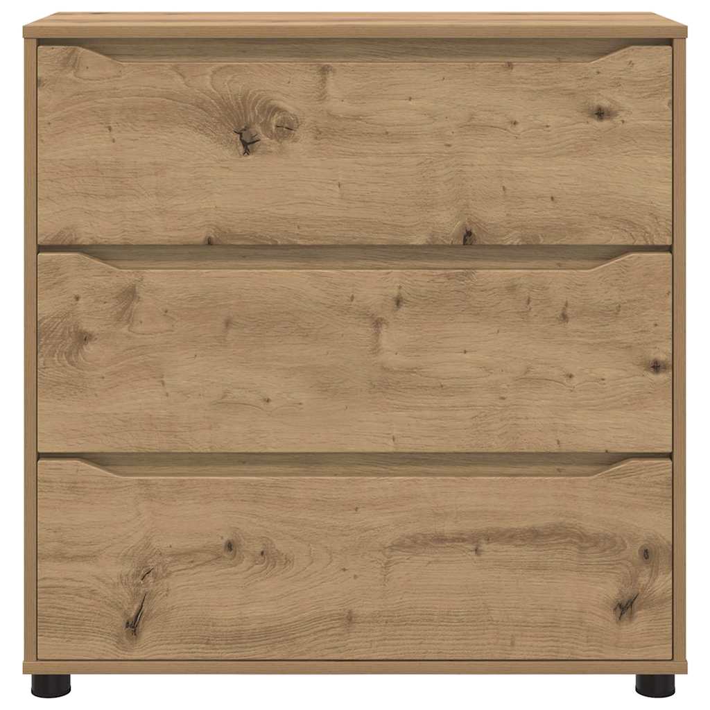 Aufbewahrungsschrank Artisan-Eiche 80 x 31 x 81 cm