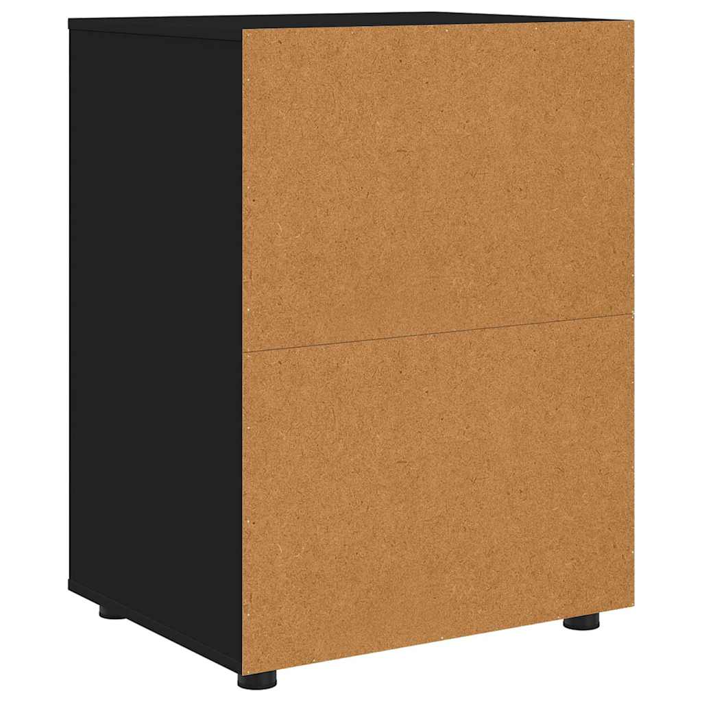 Aufbewahrungsschrank Schwarz 60 x 48 x 81 cm Holzwerkstoff