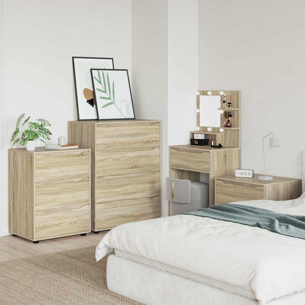 Aufbewahrungsschrank Sonoma-Eiche 60 x 48 x 81 cm Holzwerkstoff