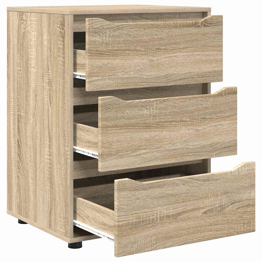 Aufbewahrungsschrank Sonoma-Eiche 60 x 48 x 81 cm Holzwerkstoff