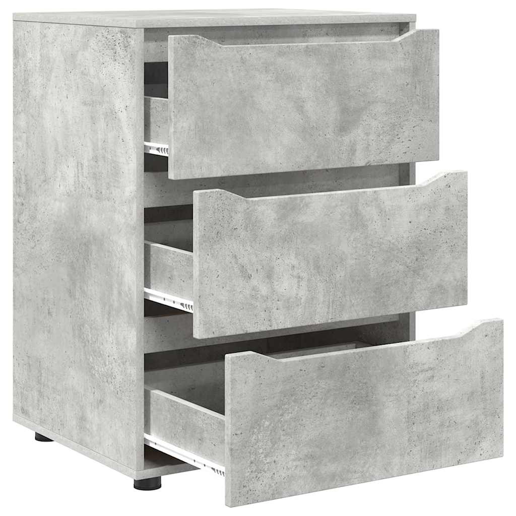Aufbewahrungsschrank Beton Grau 60 x 48 x 81 cm Holzwerkstoff