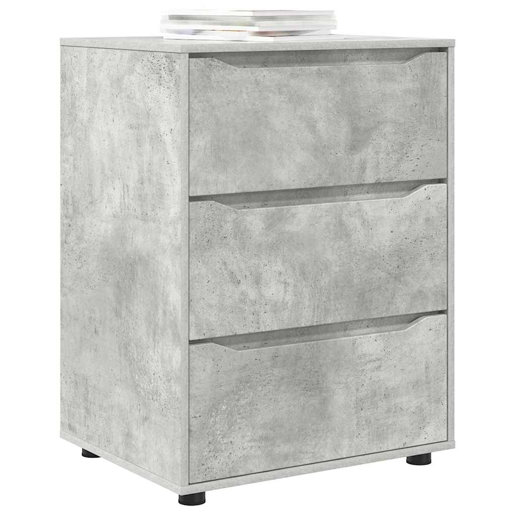 Aufbewahrungsschrank Beton Grau 60 x 48 x 81 cm Holzwerkstoff