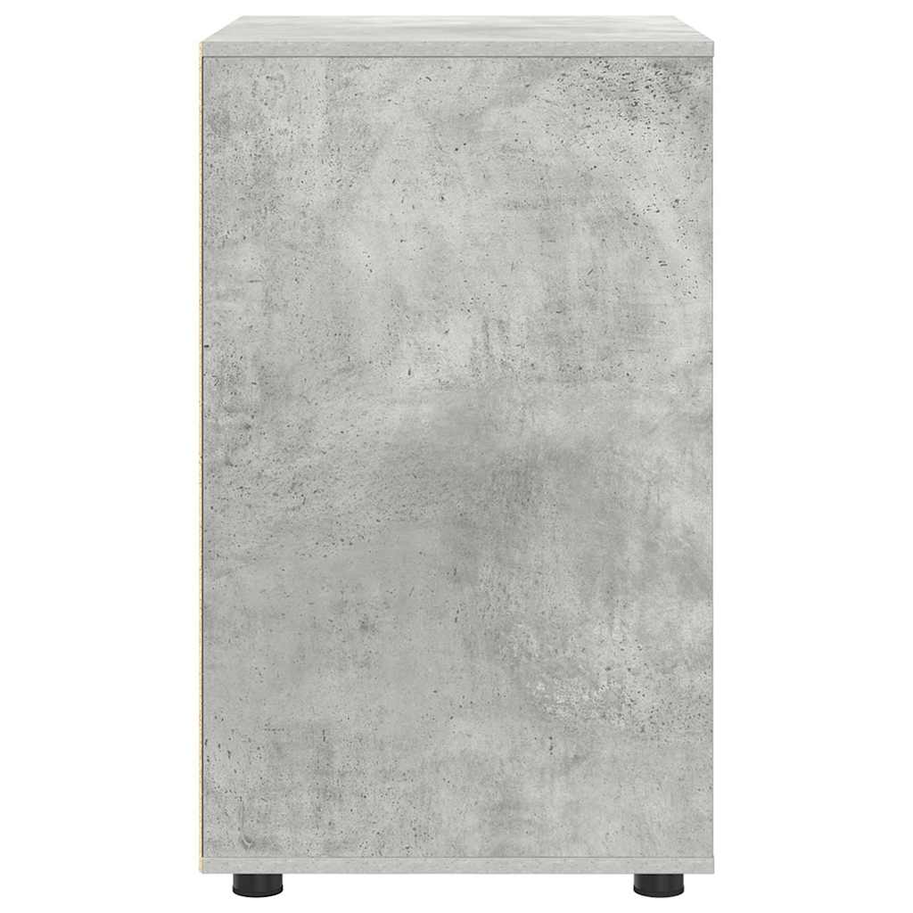 Aufbewahrungsschrank Beton Grau 60 x 48 x 81 cm Holzwerkstoff