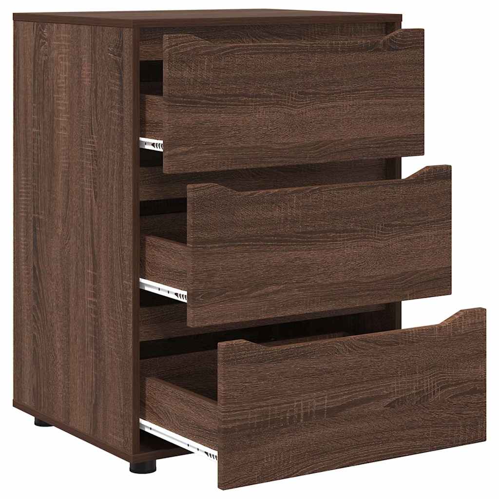 Aufbewahrungsschrank Braun Eichen-Optik 60 x 48 x 81 cm