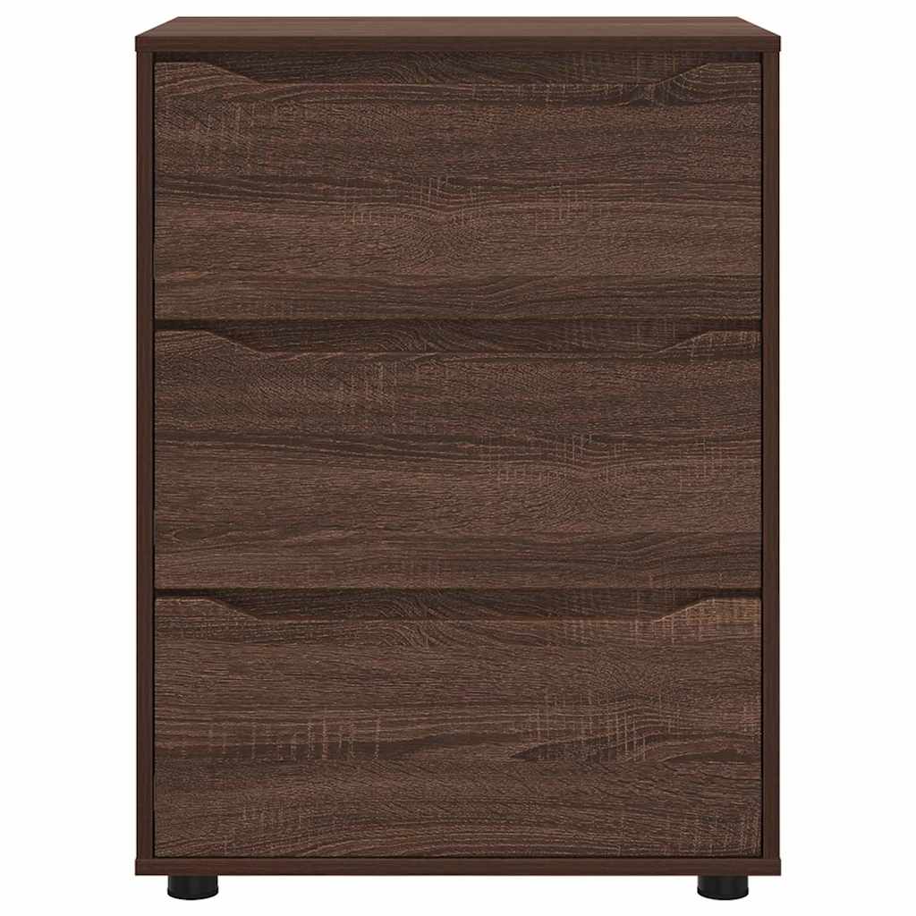 Aufbewahrungsschrank Braun Eichen-Optik 60 x 48 x 81 cm