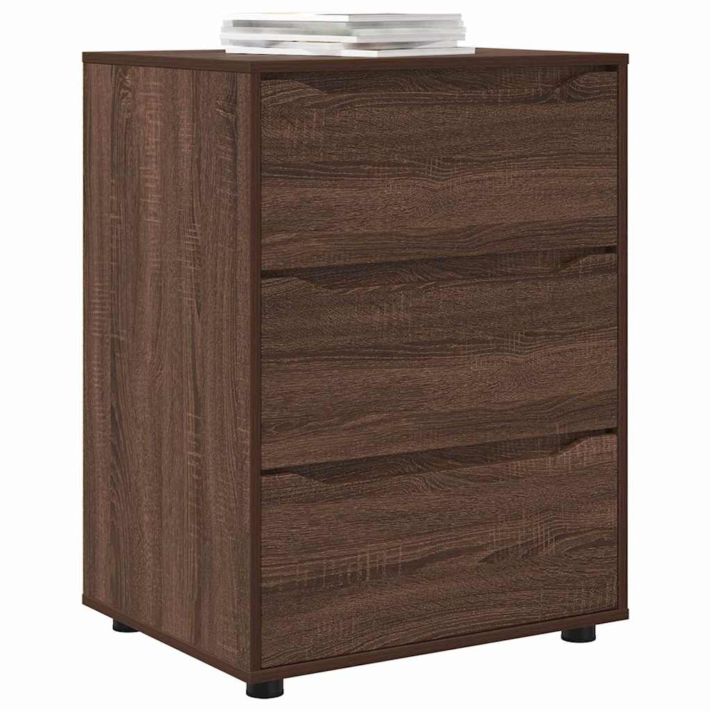 Aufbewahrungsschrank Braun Eichen-Optik 60 x 48 x 81 cm