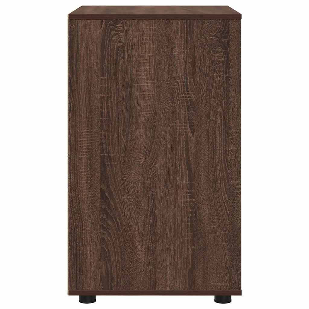 Aufbewahrungsschrank Braun Eichen-Optik 60 x 48 x 81 cm