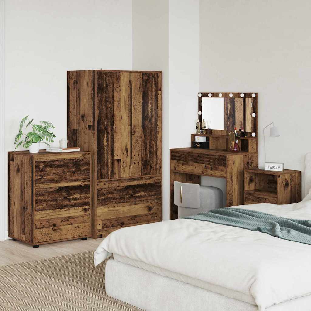 Aufbewahrungsschrank Altholz 60 x 48 x 81 cm Holzwerkstoff