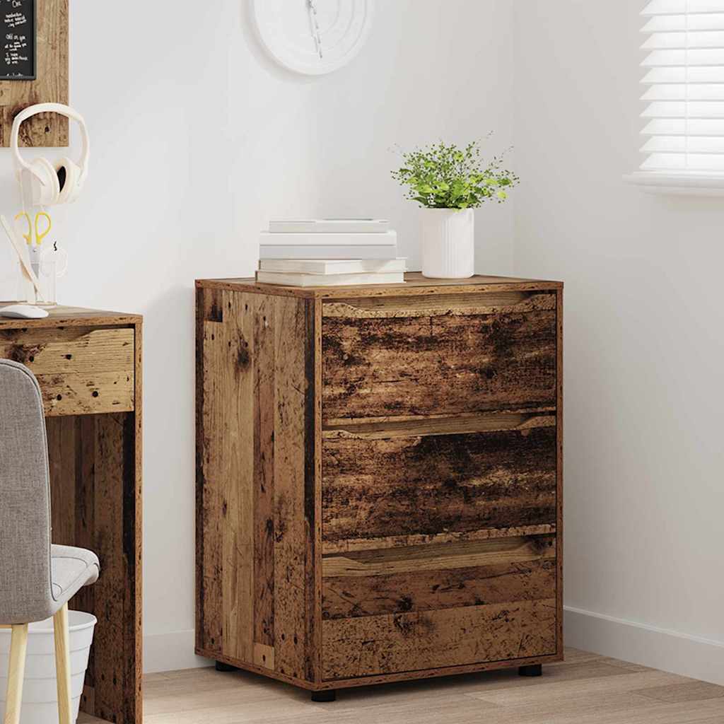 Aufbewahrungsschrank Altholz 60 x 48 x 81 cm Holzwerkstoff