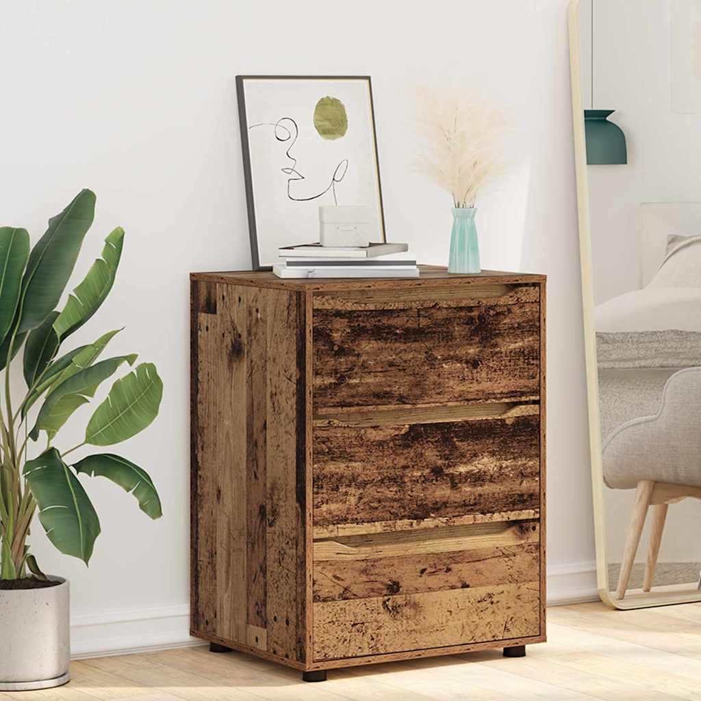 Aufbewahrungsschrank Altholz 60 x 48 x 81 cm Holzwerkstoff