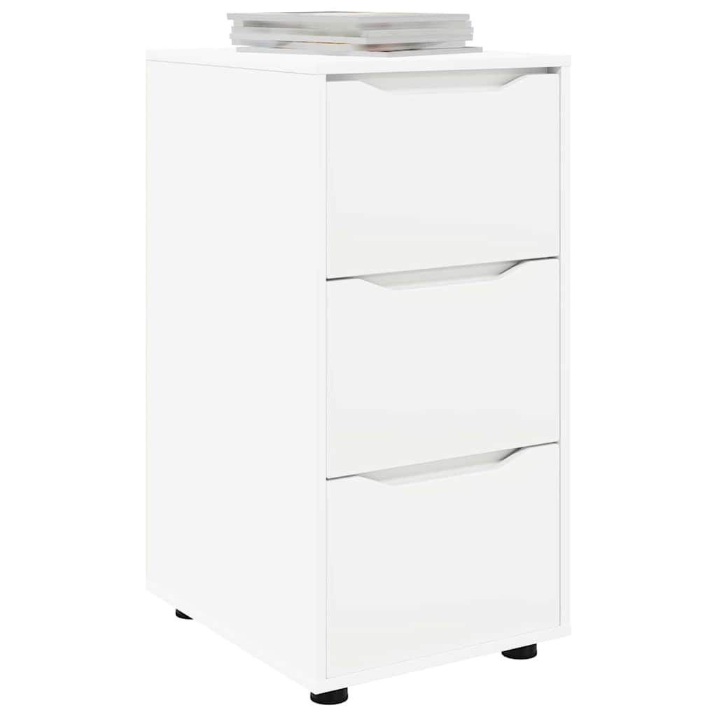 Aufbewahrungsschrank Weiß 40 x 48 x 81 cm Holzwerkstoff
