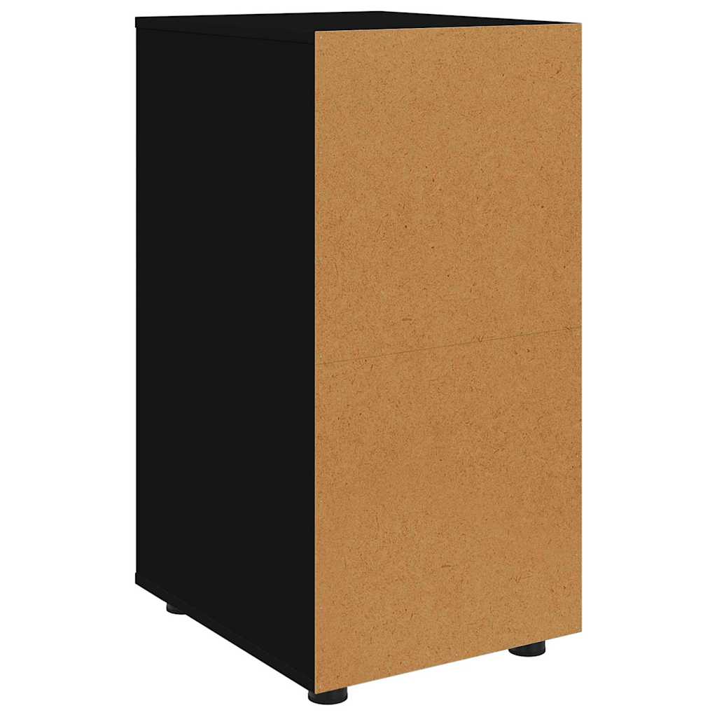 Aufbewahrungsschrank Schwarz 40 x 48 x 81 cm Holzwerkstoff