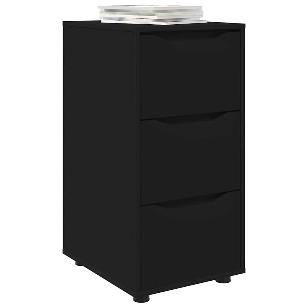 Aufbewahrungsschrank Schwarz 40 x 48 x 81 cm Holzwerkstoff