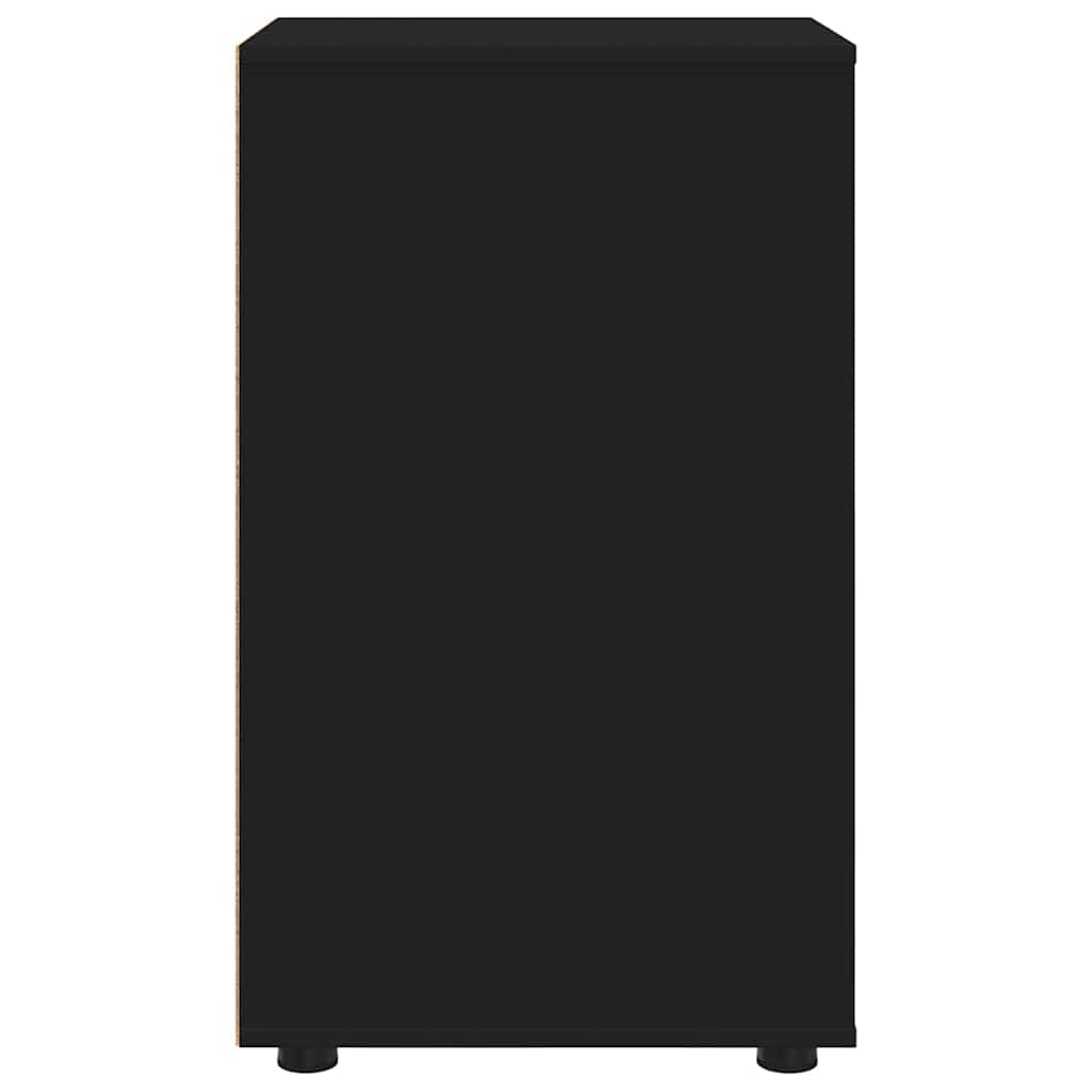 Aufbewahrungsschrank Schwarz 40 x 48 x 81 cm Holzwerkstoff