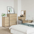 Aufbewahrungsschrank Sonoma-Eiche 40 x 48 x 81 cm Holzwerkstoff