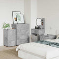 Aufbewahrungsschrank Beton Grau 40 x 48 x 81 cm Holzwerkstoff