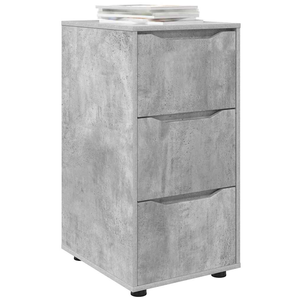 Aufbewahrungsschrank Beton Grau 40 x 48 x 81 cm Holzwerkstoff