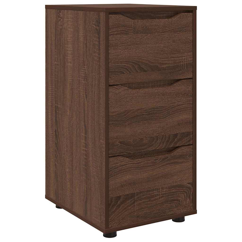 Aufbewahrungsschrank Braun Eichen-Optik 40 x 48 x 81 cm