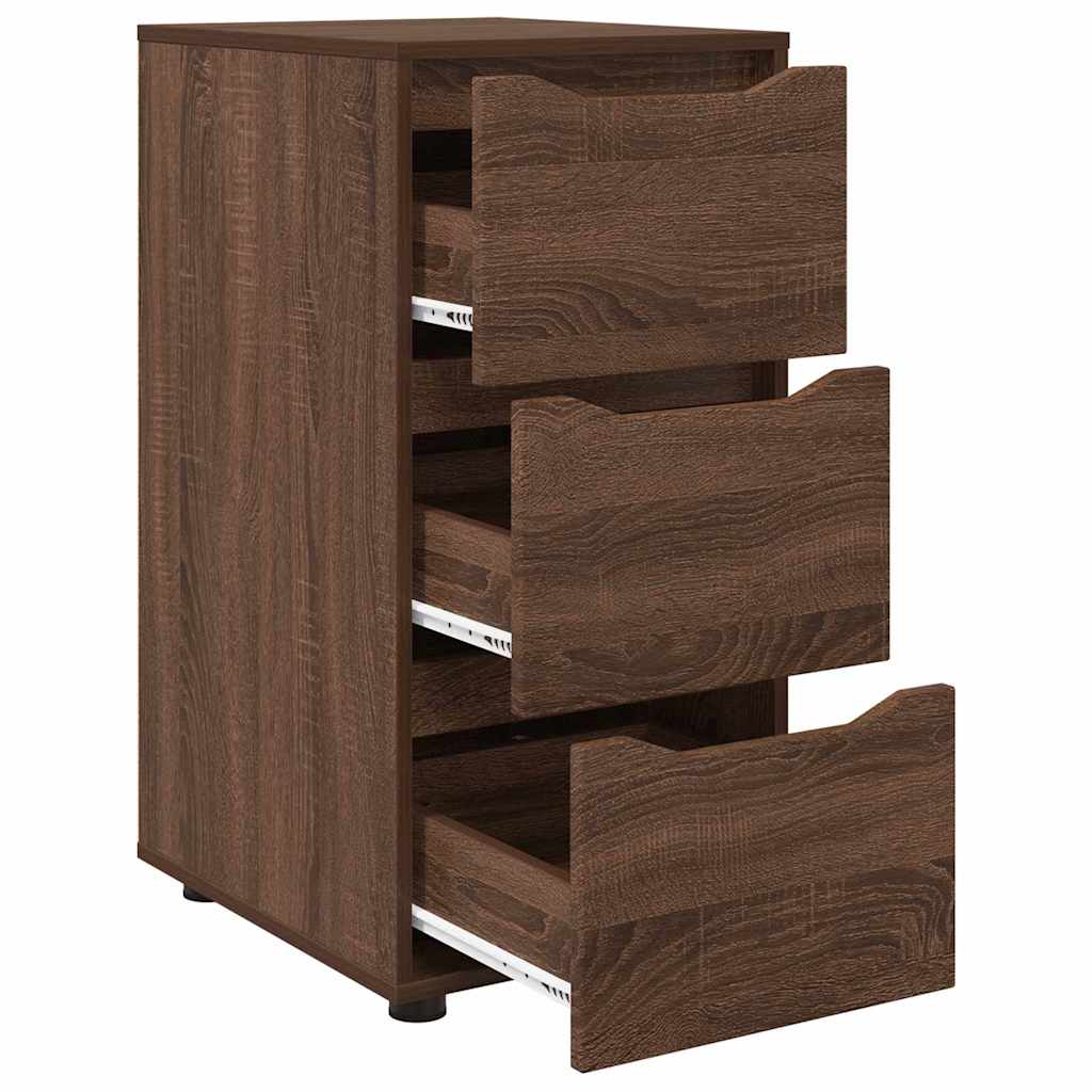 Aufbewahrungsschrank Braun Eichen-Optik 40 x 48 x 81 cm
