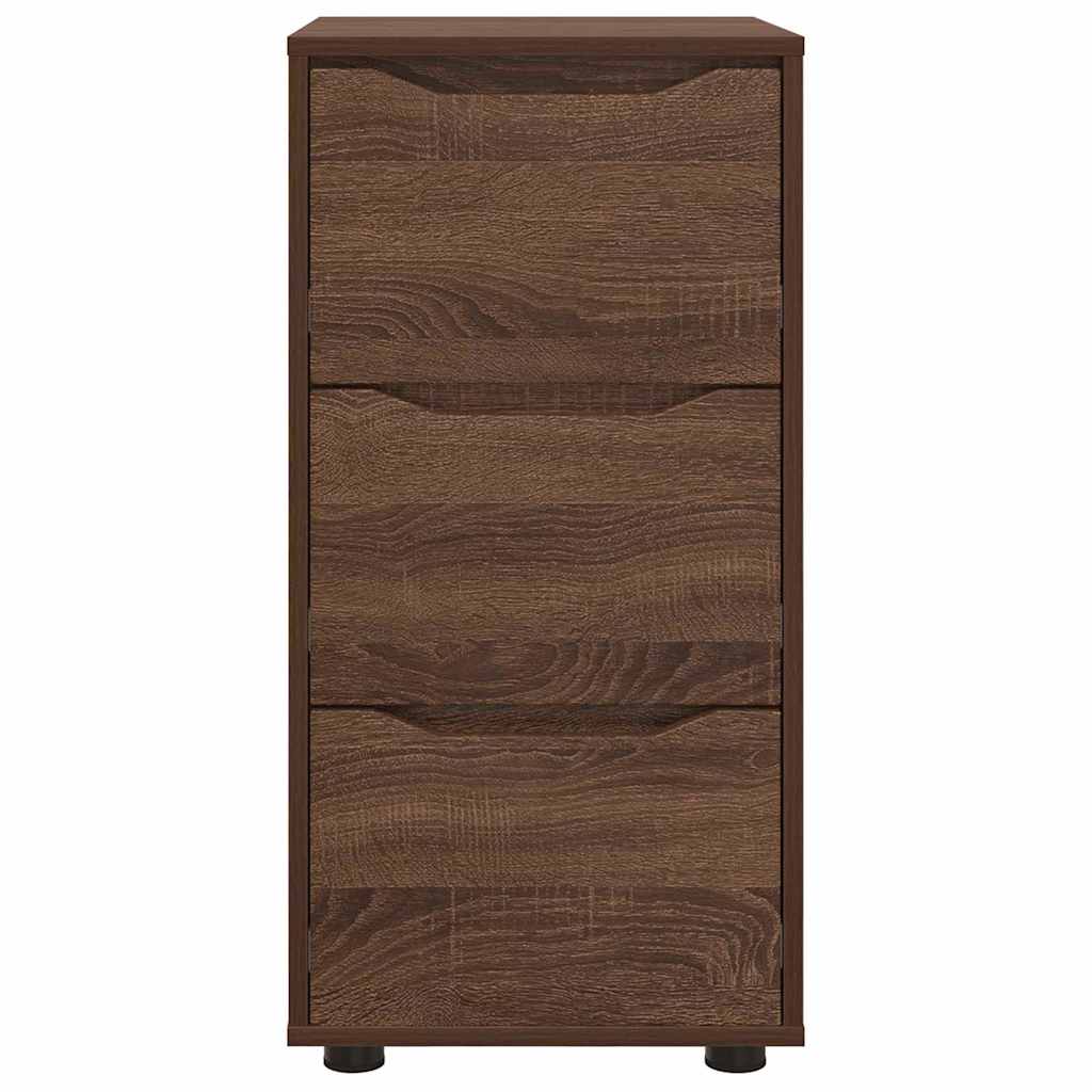 Aufbewahrungsschrank Braun Eichen-Optik 40 x 48 x 81 cm
