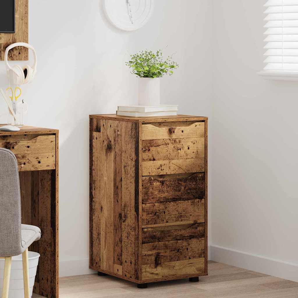 Aufbewahrungsschrank Altholz 40 x 48 x 81 cm Holzwerkstoff